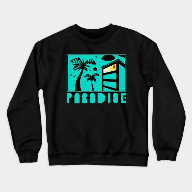 A Concrete Paradise Crewneck Sweatshirt by JPenfieldDesigns